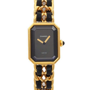 CHANEL Premiere Women's Watch, Size L, H0001, Black and Gold, Quartz Movement